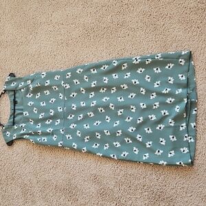 Ann Taylor factory green flower dress. Size 10